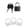 Cage de chasteté + Plug Cock Blocker – 12,5 x 4,5 cm – Noire