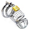 Cage de chasteté Lancelot Net – 9 x 3,5 cm – Argent