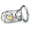 Cage de chasteté Lancelot Net – 9 x 3,5 cm – Argent