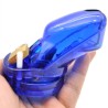 Cage de chasteté Locky – 8 x 3,3 cm – Bleue