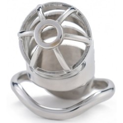 Cage de chasteté en métal Bird Up – 8 x 3,3 cm – Argent