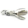 Plug anal de chasteté Ass Lock – 11 x 6 cm – Argent