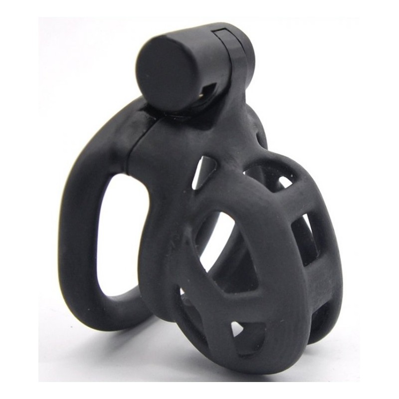 Cage de chasteté Solid Aspic – 5 x 3,2 cm – Noire