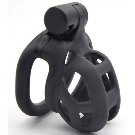 Cage de chasteté Solid Aspic – 5 x 3,2 cm – Noire