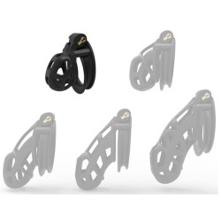 Cage de chasteté Solid Aspic – 5 x 3,2 cm – Noire