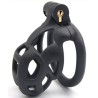 Cage de chasteté Solid Vipe – 6 x 3,7 cm – Noire