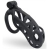 Cage de chasteté Solid Cobra – 10 x 4 cm – Noire