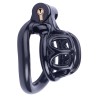 Cage de chasteté courte Lyfy – 4 x 3,3 cm – Noire