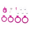 Cage de chasteté courte Lyfy – 4 x 3,3 cm – Rose