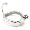 Cage de chasteté en métal Hook Cock – 9 x 3,3 cm – Argent