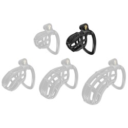 Cage de Chasteté NEXIA M – 6,5 x 3,1 cm – Noire