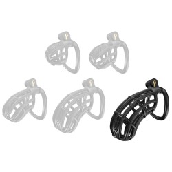 Cage de Chasteté Nexia XXL – 11,5 x 3,4 cm – Noire