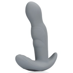 Stimulateur Prostatique Vibrant Rotatif Gothamey – 11,5 x 3,4 cm – Gris