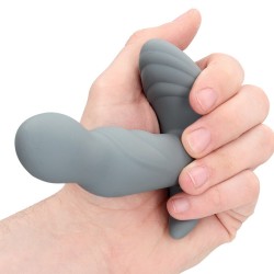 Stimulateur Prostatique Vibrant Rotatif Gothamey – 11,5 x 3,4 cm – Gris