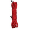 Corde de bondage Kinbaku – 1,5 m – Rouge