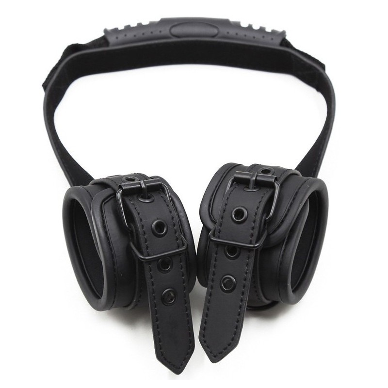 Menottes noires avec poignée