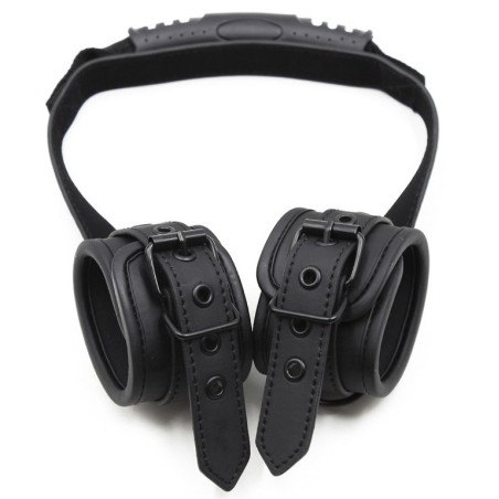 Menottes noires avec poignée