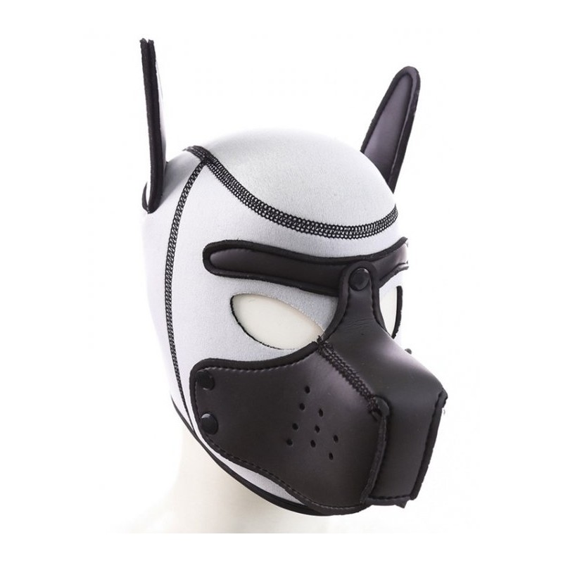 Cagoule PUPPY Néoprène – Noir & Blanc