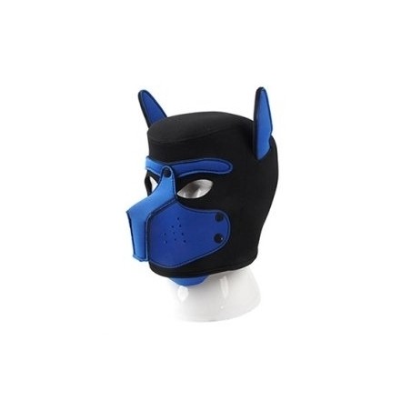 Masque Puppy Néoprène Dog On – Noir & Bleu