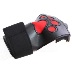 Gants Puppy Dog Paw – Noir & Rouge