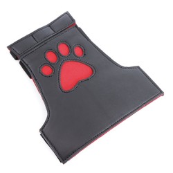 Gants Puppy Dog Paw – Noir & Rouge