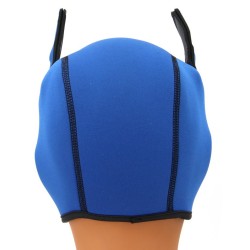 Cagoule Puppy Fox Néoprène – Bleu & Rouge