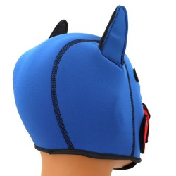 Cagoule Puppy Fox Néoprène – Bleu & Rouge