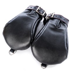 Mitaines Dog Paw – Noir & Rouge