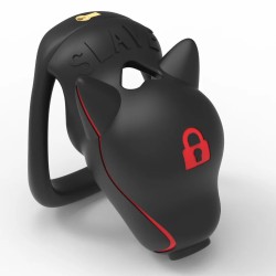Cage de Chasteté PUPSLAVE – 9 x 3,3 cm Noire