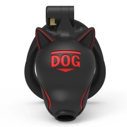 Cage de Chasteté DOGLOCK – 9 x 3,3 cm Noire