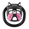 Cage Puppy 4.5 x 3.2 cm Noir-Rose