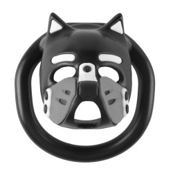 Cage Puppy 4.5 x 3.2 cm Noir-Gris