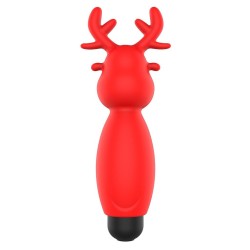 Mini vibro Chrismasrein 7 x 2.1 cm