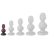 Plug Skullis XS 9 x 4 cm Rouge-Noir
