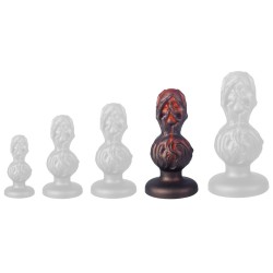 Plug Skullis L 16.5 x 7.5 cm Rouge-Noir