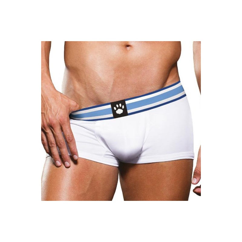Boxer Trunk Prowler – Blanc & Bleu