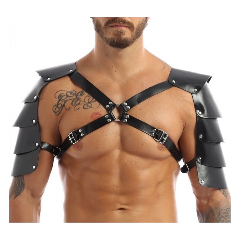 Harnais avec Épaules Armors Simili – Noir