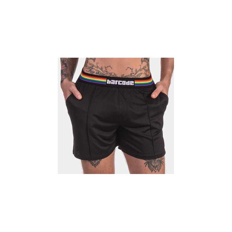 Short Barcode Pride Noir