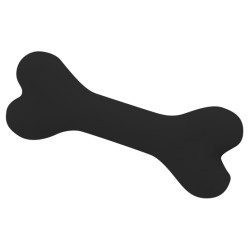 Os en silicone –  Noir