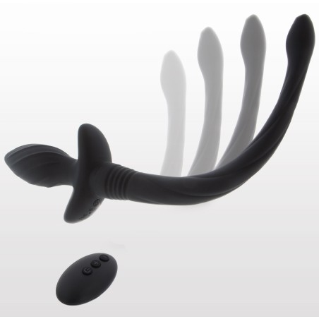 Plug Vibrant Queue de Chien Wiggle – Noir