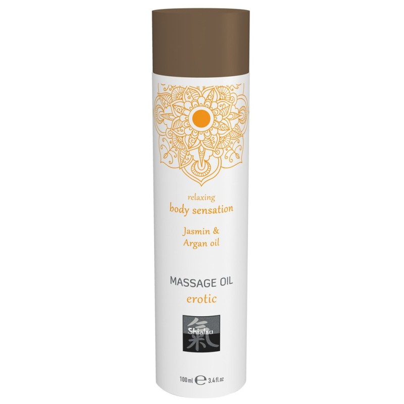 Huile de Massage Erotic – Jasmin & Argan – 100 ml
