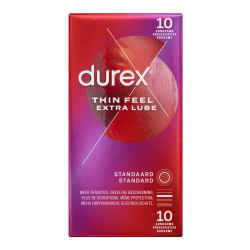 Préservatifs Durex Thin Feel Extra Lube – x10
