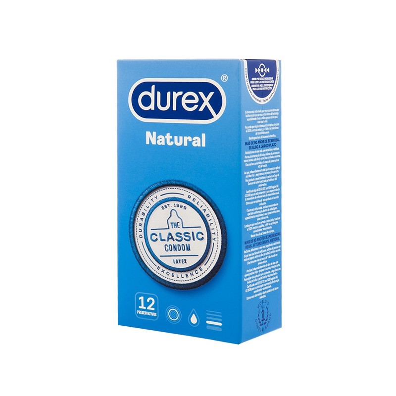 Préservatifs Durex Natural Plus – x12