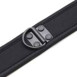 Collier en néoprène – Noir