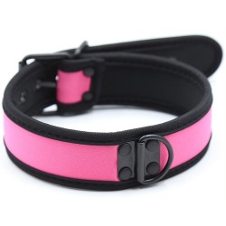 Collier Néoprène Simply Puppy – Rose & Noir