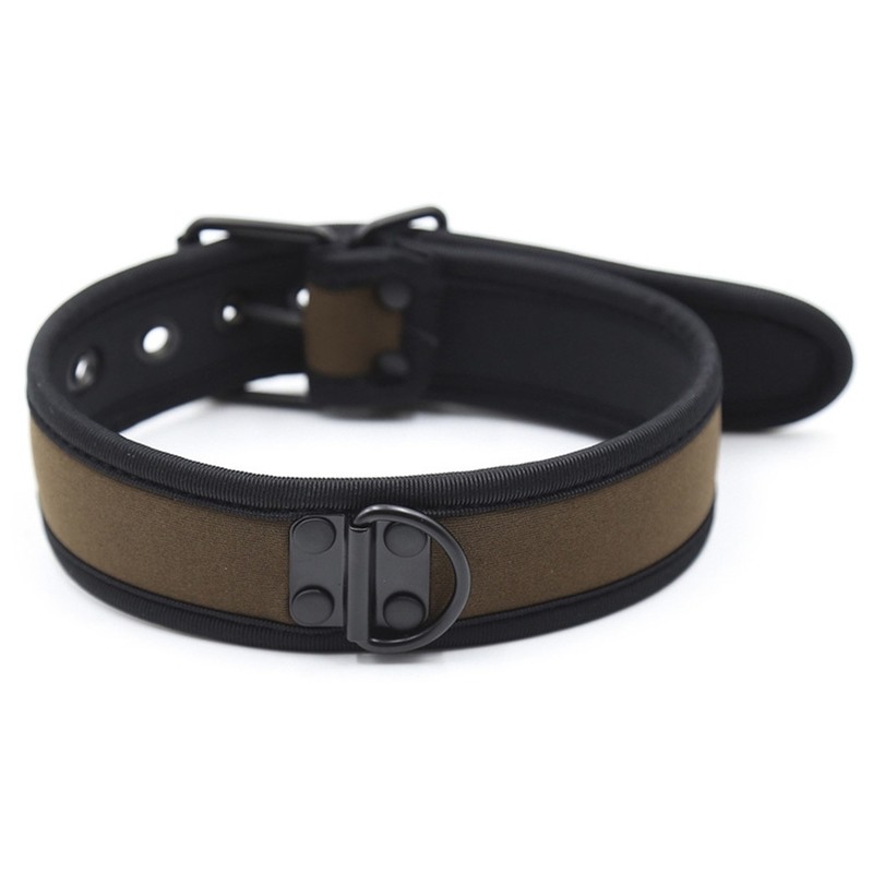 Collier Néoprène Simply Puppy – Marron & Noir