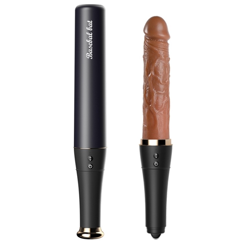 Gode Poignée Vibrant et Va-et-vient Baseball Bat – 20 x 4 cm