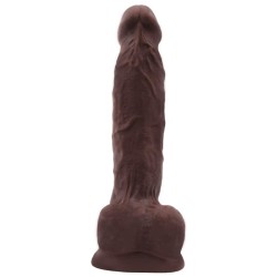 Gode Réaliste Flatterer – 14 x 4 cm – Marron