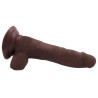 Gode Réaliste Flatterer – 14 x 4 cm – Marron