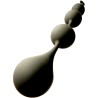 Boules Anales Silicone Drops M – 40 x 4 cm